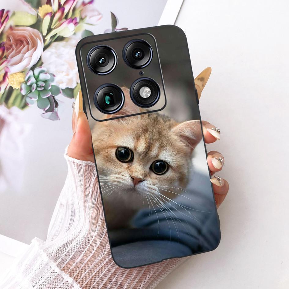 Для Motorola Signature 2026 Чехол Популярный Цветочный Мраморный Расписной Чехол Мягкий Силикон Черный Корпус Телефона Для Moto X70 Air Pro Fundas