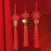 Tassels Knot Decoration Great Reusable Fine Workmanship Party Decor Lantern Chinese Ornament for Car