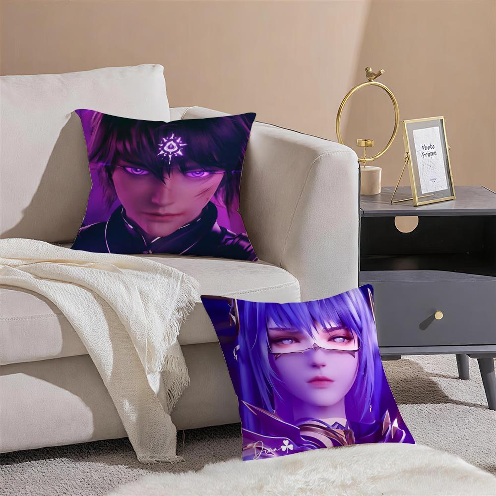 DDivine Seal TThrone Cushion Cover Throw Pillow Cover Hidden Button Durable Polyester Chair Cushion