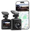 Compact Dashcam with Front WiFi, Smartphone Connectivity, 2K 1440P, External GPS Module Support