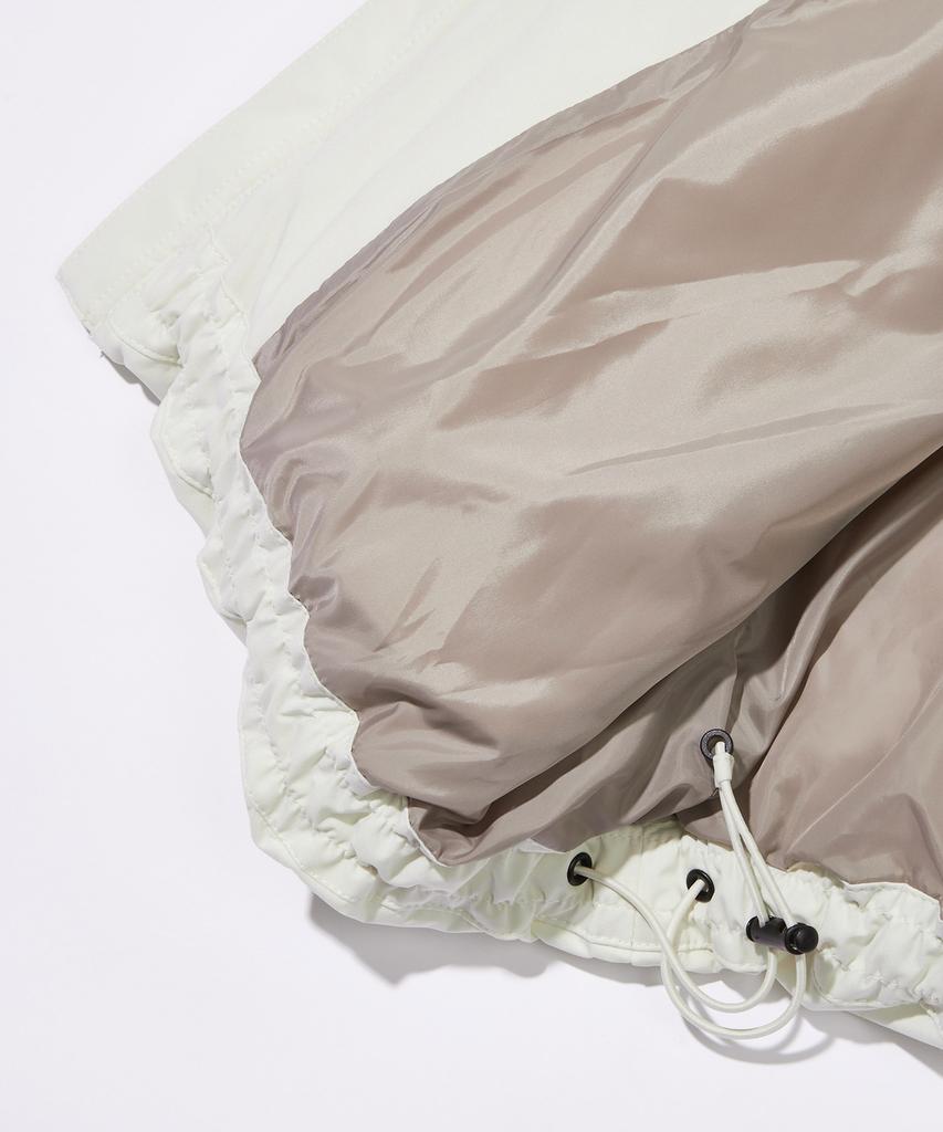 Эгоистичная короткая стеганая куртка Гудвелл (слоновая кость) (S233Jp01)