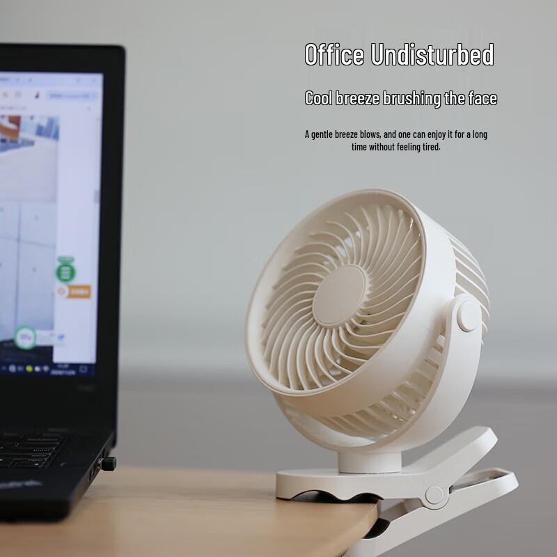 Портативный USB-перезаряжаемый зажимной настольный вентилятор