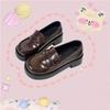 Retro Small Leather Shoes Women's Spring 2025 New British Style Thick Heel Platform Loafer with Skirt Japanese Jk Single Shoes