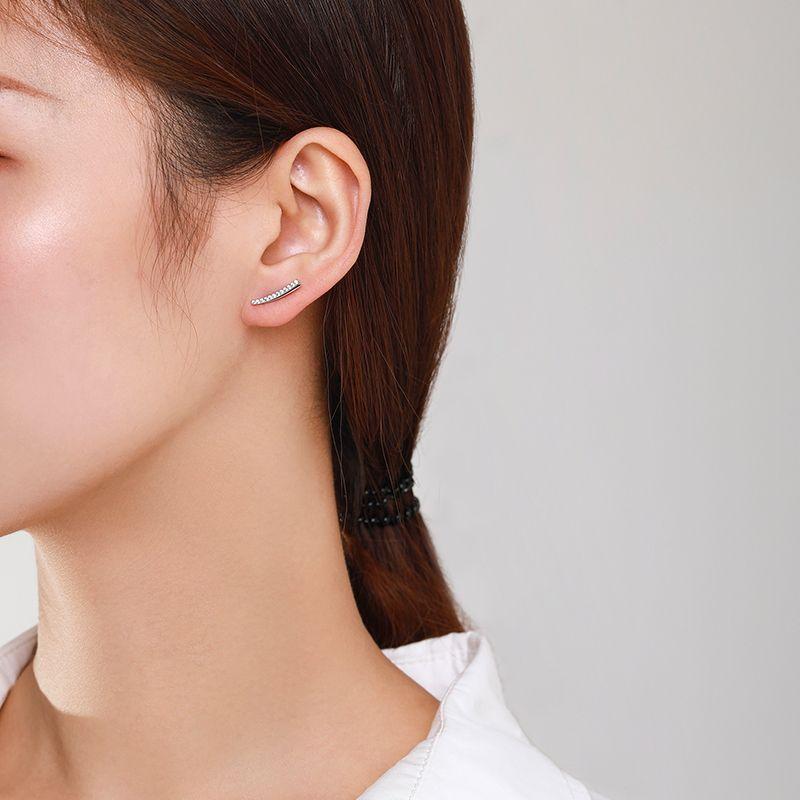 Tancise 925 Sterling Silver Zircon Earrings Drop Earrings For Women Wedding Party Gifts