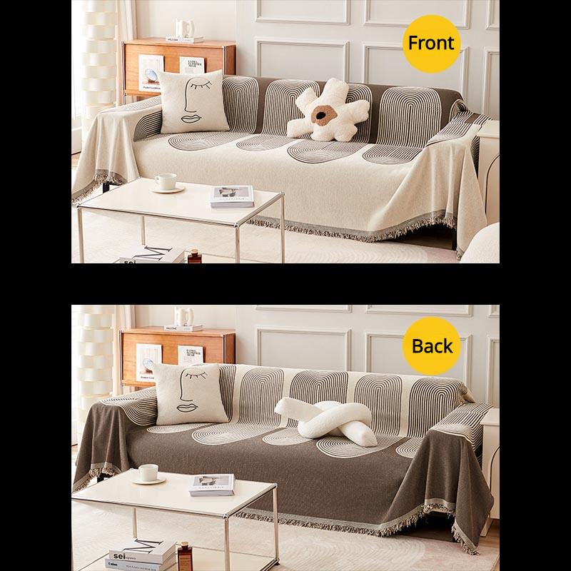 Чехол для дивана из двухстороннего шенилла, чехол для дивана All Seasons, полотенце для дивана, чехол для дивана в гостиной, чехол для дивана с защитой от царапин от кошек