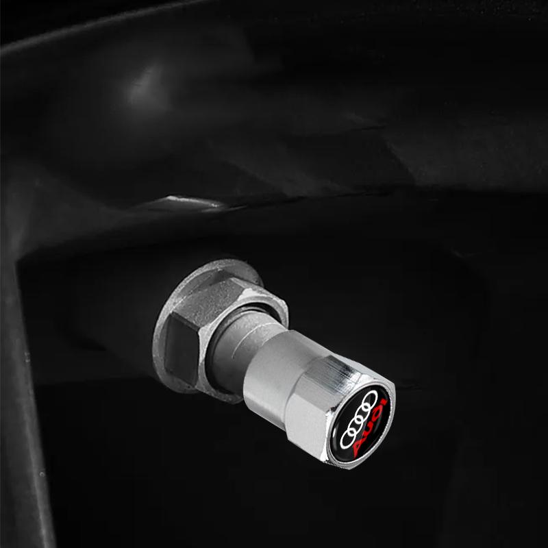 4 шт./компл. Колпачки на ниппель автомобильной шины Противоугонные герметичные крышки для Audi A7 A8 A3 A4 A5 A6 TT Q3 Q5 Q7 A1 B5 B6 B7 B8 B9 8P C6 C5 C7