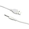 USB-кабель для зарядки на DC 2,5 мм USB на 2,5 AUX Монолиния Одноканальный аудиошнур Удлинитель провода питания 14 мм 15 мм 16 мм 17,4 мм