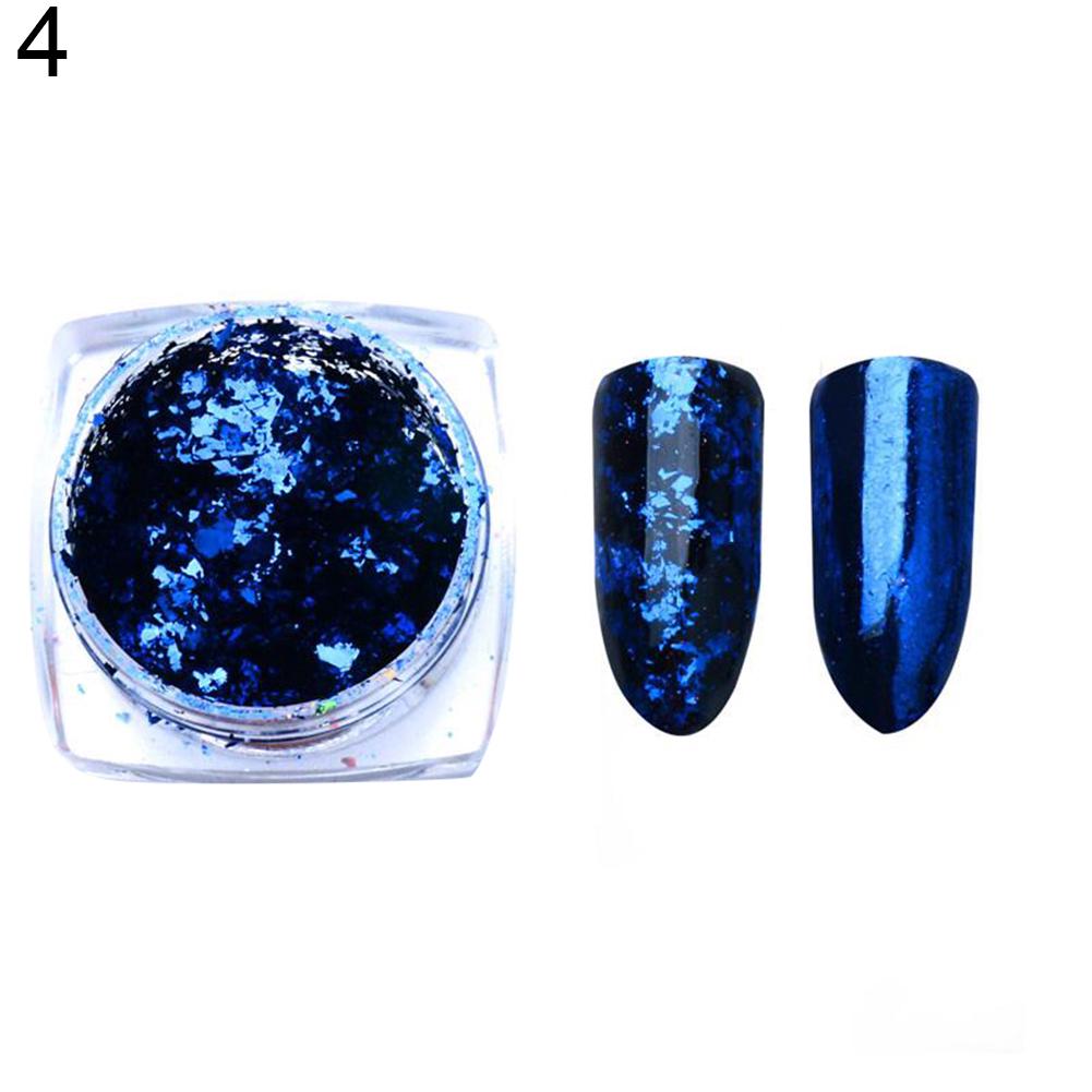 Puntos Nail Art Manicure Decor 0.2g Shiny Paillettes Foil Glitter Sequins Mirror Powder