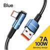 Essager 7A USB Type C Cable 90 Degree for OPPO 100W Fast Charing Cord for Honor Huawei Oneplus Realme Angled Charger Data Wire