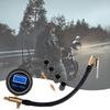 Tire Inflator Pump LCD Display Car Tire Pressure Inspection Tool Quick Connect Compact Digital Tire Inflator Hose Car Motorcycle