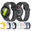 Нажмите Просто Установить Спортивный Ремешок Для Samsung Galaxy Watch 7 4 44мм/5 Pro 45мм/6 Classic 47мм 43мм/FE 40мм Силиконовый Ремешок Аксессуары