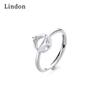 Классическое кольцо Lindon из медного сплава с цирконием, женские ювелирные изделия, свадебный подарок для вечеринки