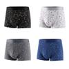 Мужские модные трусы-боксеры с принтом, мягкие, удобные, дышащие, приятные к коже, модное нижнее белье