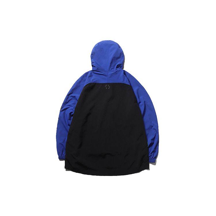 Timberland Двухцветная куртка с капюшоном и застежкой-молнией Мужские куртки Синяя A22UJZ38