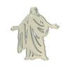 Religion Figurine Cutting Dies Carbon Steel Die Cut Decorative Embossing Paper Die for Cardmaking Scrapbooking Bookmarks