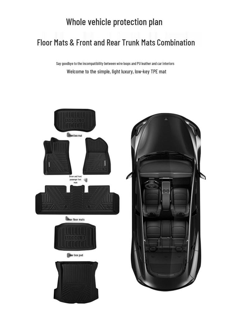 Тойота Альфард/Веллфайр (2015-2023) Коврики RHD TPE для серии Alphard30