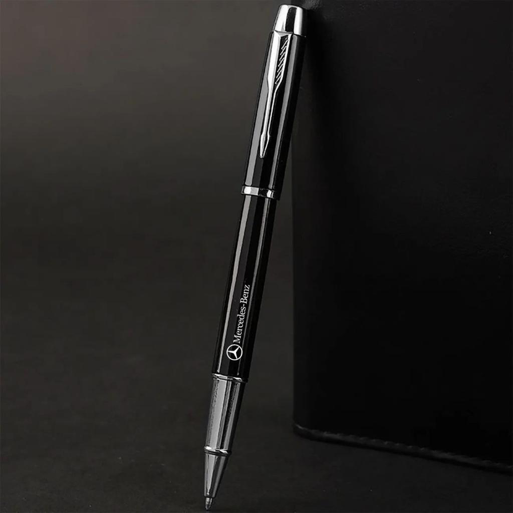 Car Logo Signature European-style Retro Pen Office Business Pens For Mercedes Benz AMG A B C E GL S GLA CLS Class W204 W212 W176 PQRST1