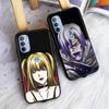AD99 Death Note Anime Black Case for iPhone 16 15 Plus 14 13 12 11 Pro 8 7 6S SE 5S X XR XS Max Realme C30 C33 C31 9I Huawei Y8P Y9 Sofe Cover