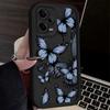 Retro Butterfly Phone Case For IPhone 16 13 15 11 12 14 17 Pro Max Case 17 Air 15 Plus Shockproof Cover Silicone Soft Fundas