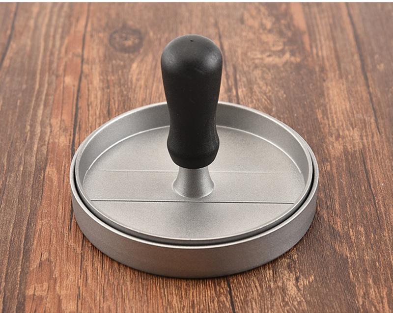 Высококачественный круглый пресс для гамбургеров из алюминиевого сплава, 11 см, гамбургер, мясо, говядина, гриль, пресс для бургеров, кухонная форма для еды