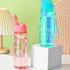 550ML Transparent Water Bottle Portable Sport Cup for Drinking Kitchen Tools Water Bottle for Outdoor School Travel Girl Boy Cup