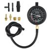 Vacuum Gasoline Engine Compression Meter Automotive Cylinder Tester Kit With Adapter Pressure Gauge