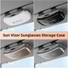 AIX1 Car Visor Glasses Box Auto Sunglasses Storage Case Valve Stem For Lexus GS IS LS500h ES260 ES300h RX350h NX260 UX260 LM RZ450e