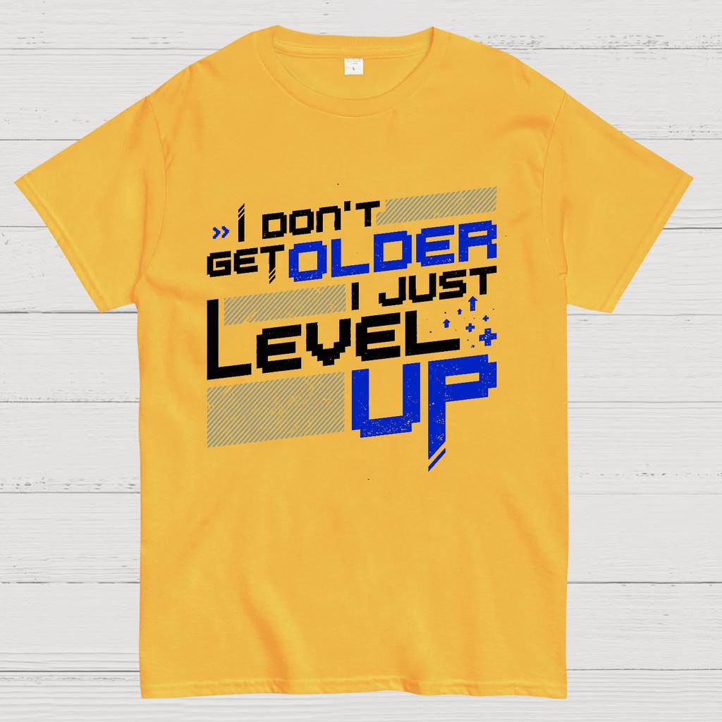 I Don't Older Just Level UP Cotton Summer Casual Cool Loose T-Shirt