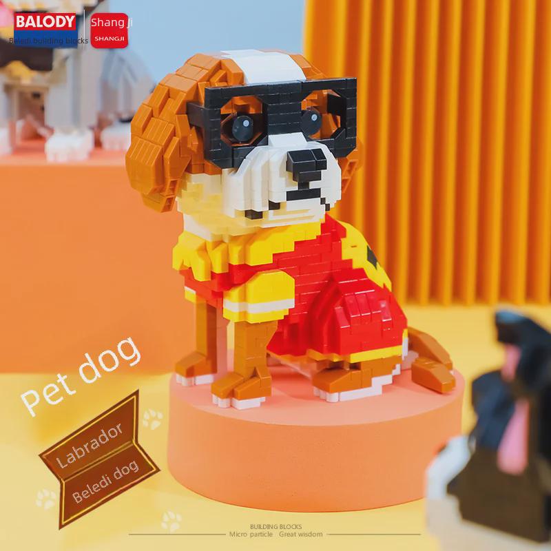 Игрушки-конструкторы Husky & Schnauzer - Милый набор для сборки собак для детей