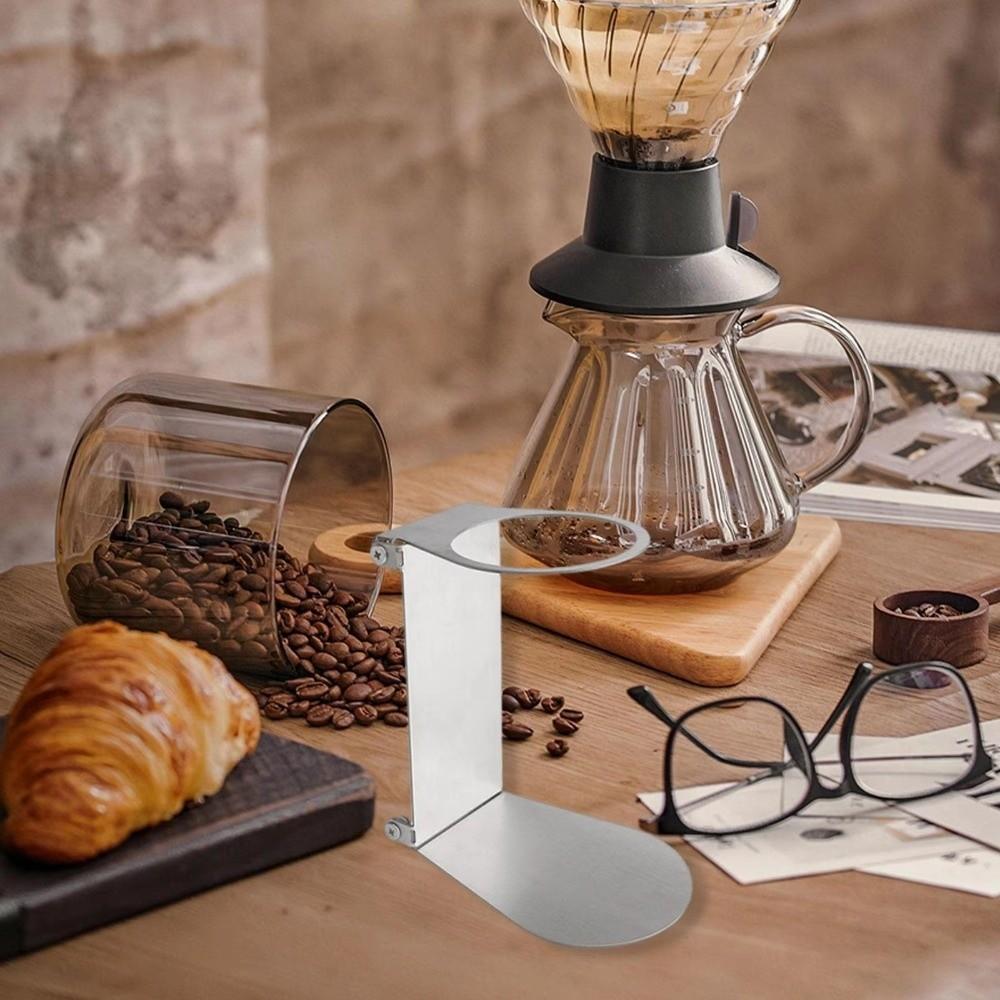 Portable Coffee Drip Stand Folding Hand Brew Bracket Coffee Filter Holder Office Use