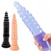 Soft Pull Beads Butt Plug Suction Cup Adult Sex Toys Female Masturbator Anal Dilator Fisting Dildo PVC BDSM