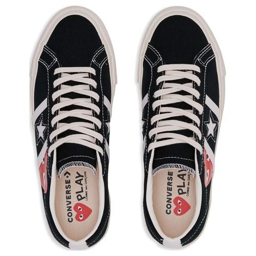 Converse Comme des Garçons PLAY x One Star Academy Pro Черный Белый - A09870C