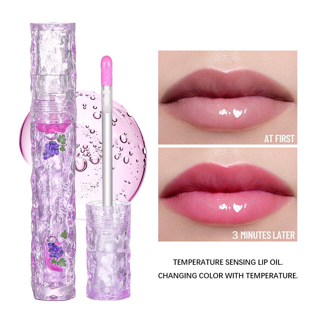 Масло для губ, меняющее цвет, с фруктовым вкусом, против трещин на губах, увлажняющее и смягчающее, против трещин на губах