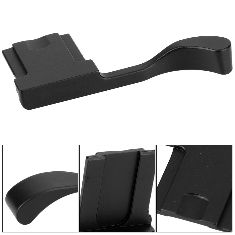 Aluminum Alloy Hot Shoe Thumb Up Hand Grip for Fuji X 100F 0T X Mirrorless Camera (Black)