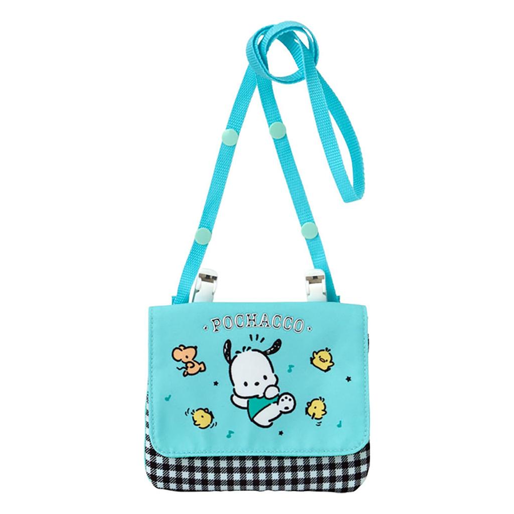 Sanrio Pochacco Наплечный карман Ш x Г x с местом для имени для номера продукта 102245 Сумка-кошелек, Полиэстер, Прибл.. 5.5" 0.5" 4.5" В, Внутри, Дети,