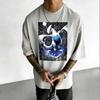 Pokémon Anime Lugia Printed Cotton Tshirt 2026 Summer Mens and Womens Loose Casual Street Versatile Trend Short Sleeved Top