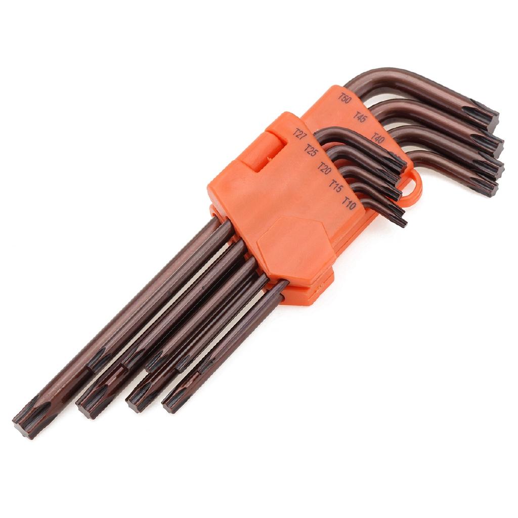 9 шт. Набор шестигранных ключей Allen Extra-long Arm AllenTorque Sae Metric Torx Широко