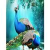 5D Diy Diamond Painting Blue Peacock Diamond Embroidery Cross Stitch Home Decor Handmade Gifts