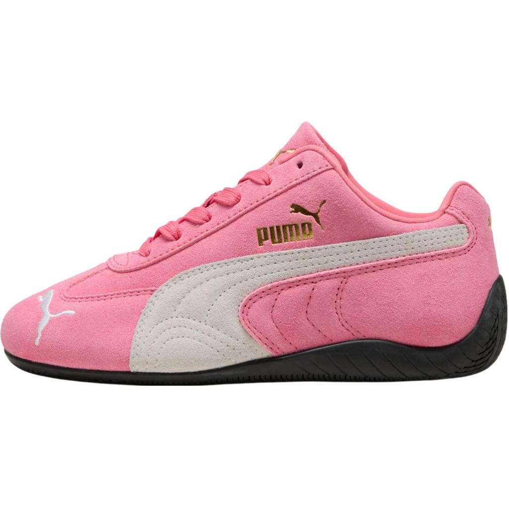 Puma Коллекция Speedcat Замша Устойчивость к истиранию Поддержка Устойчивость к истиранию Низкие Кеды для активного образа жизни Детские Розовый 401698-05