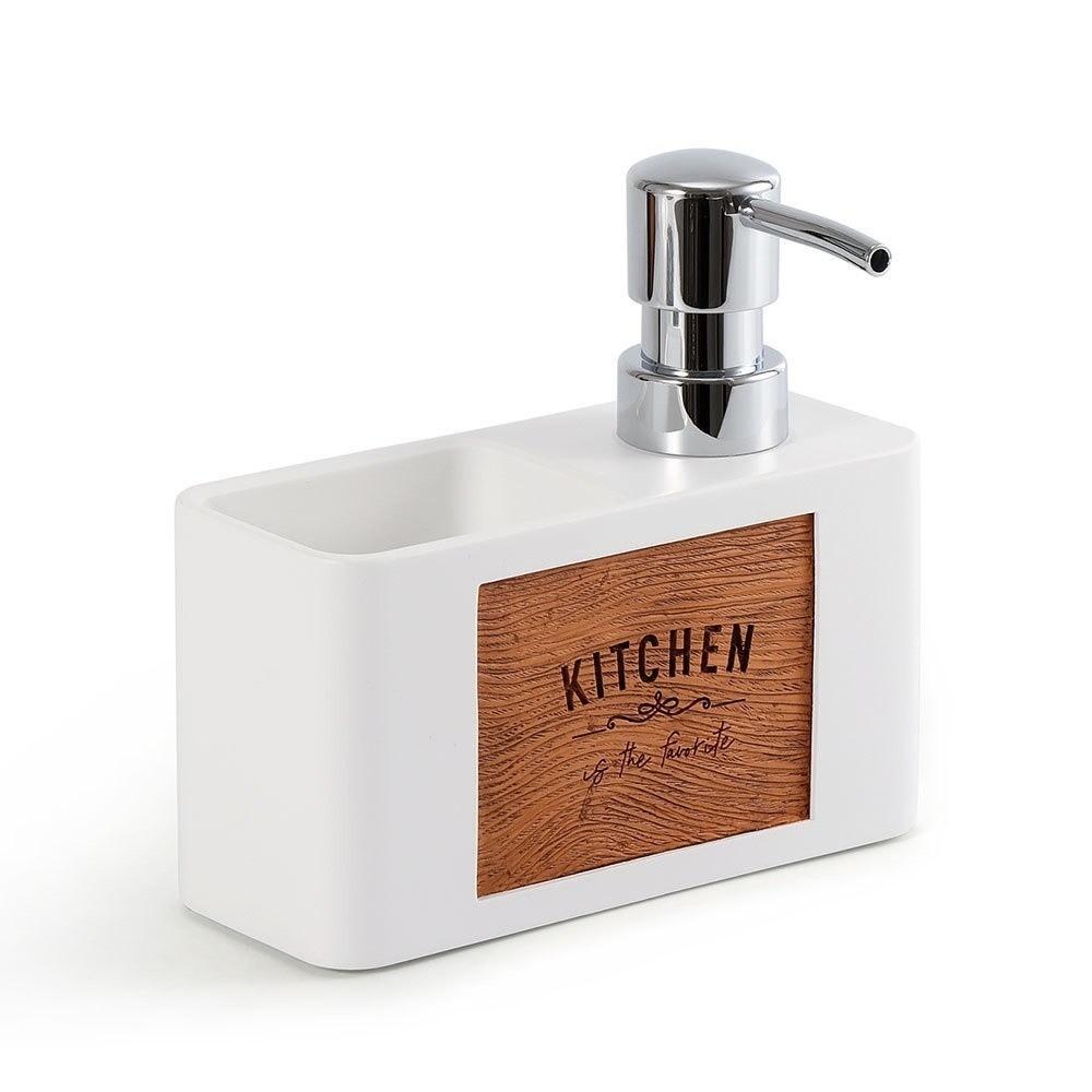 Многофункциональная головка насоса Кухонный дозатор мыла 160 мл Органайзер для раковины Держатель для губки Нажимной ABS дозатор жидкого мыла Мытье рук