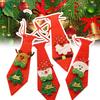 Unique Christmas Tie For Kids And Adults With Eye-catching Sequins And Holiday Designs