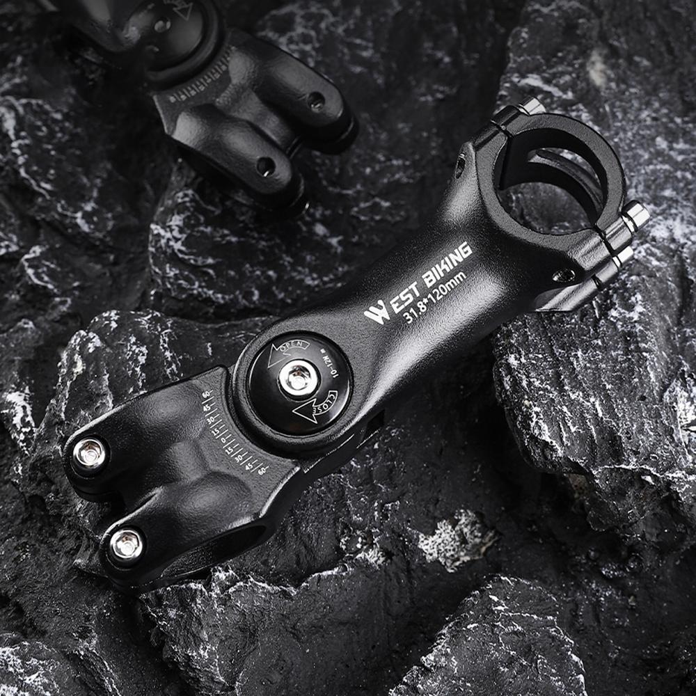 Регулируемый вынос руля велосипеда, регулируемый угол 60 градусов, алюминиевый сплав, велосипедный руль, подъемник для дороги