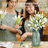 Lily Flowers Bouquet For Adults Building Set With Exquisite Packaging Box, Flowers Bouquet Botanical Collection Building