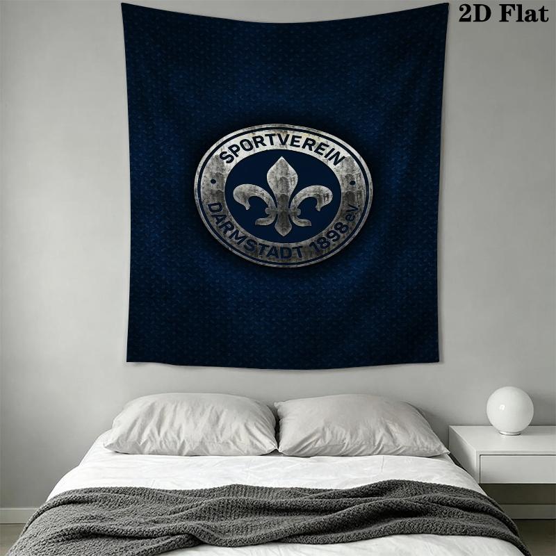 Fc Olympia Darmstadt Wall Tapestry Aesthetic Wall Hanging Printed Fabric Blanket Decorative Tapestries for Bedroom Living Room Home Decor