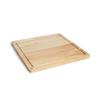 Planche à découper - LIVOO - MES141 - Bois d'hévéa - Taille XXL - 46 x 46 cm - Rigole intégrée