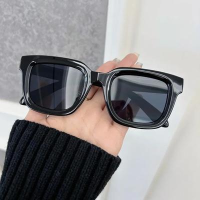 Модные Квадратные Солнцезащитные Очки Женские Мужские Винтажные Зеркальные Линзы Стильные Очки от Солнца Защита от УФ Модные Цвета Oculos De Sol