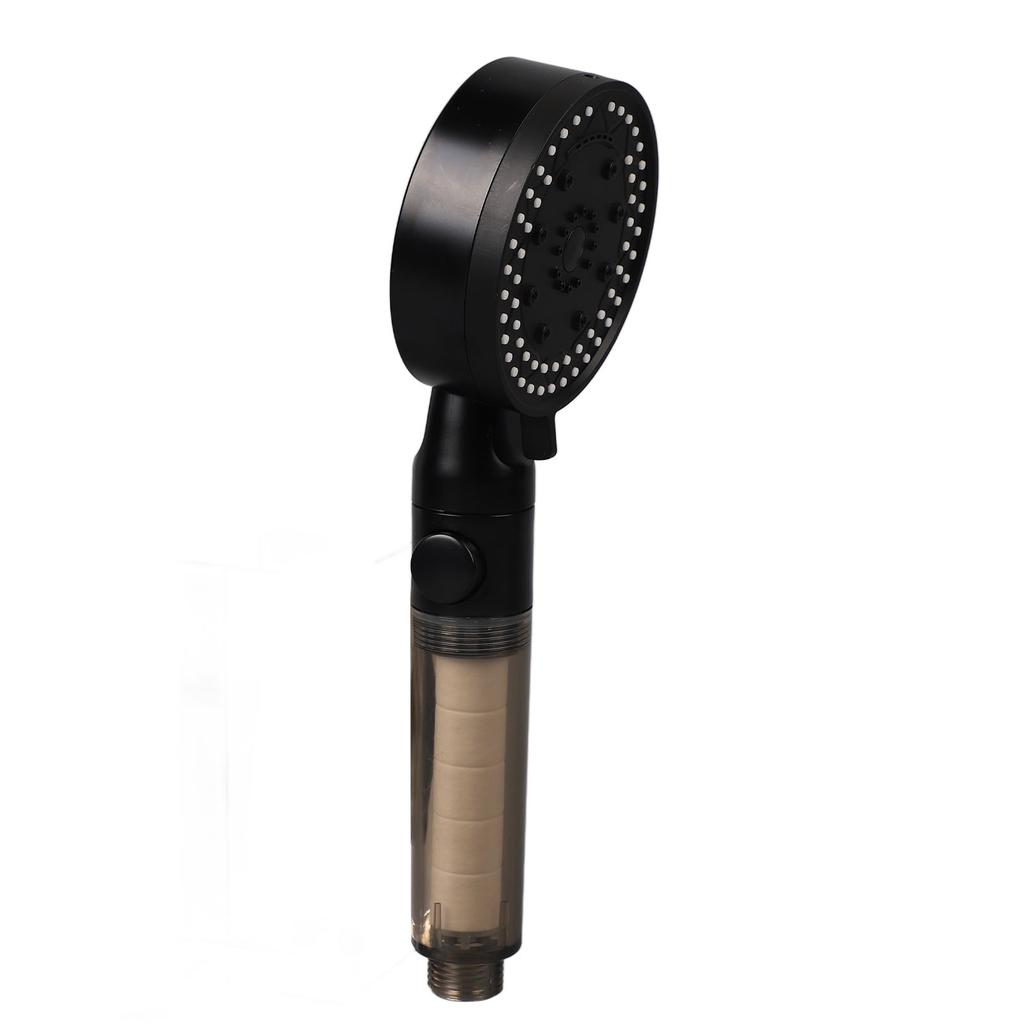 10 Modes Multifunctional Pressurized Showerhead 1/2in Threaded Interface with 1.5M Tube Double Hook