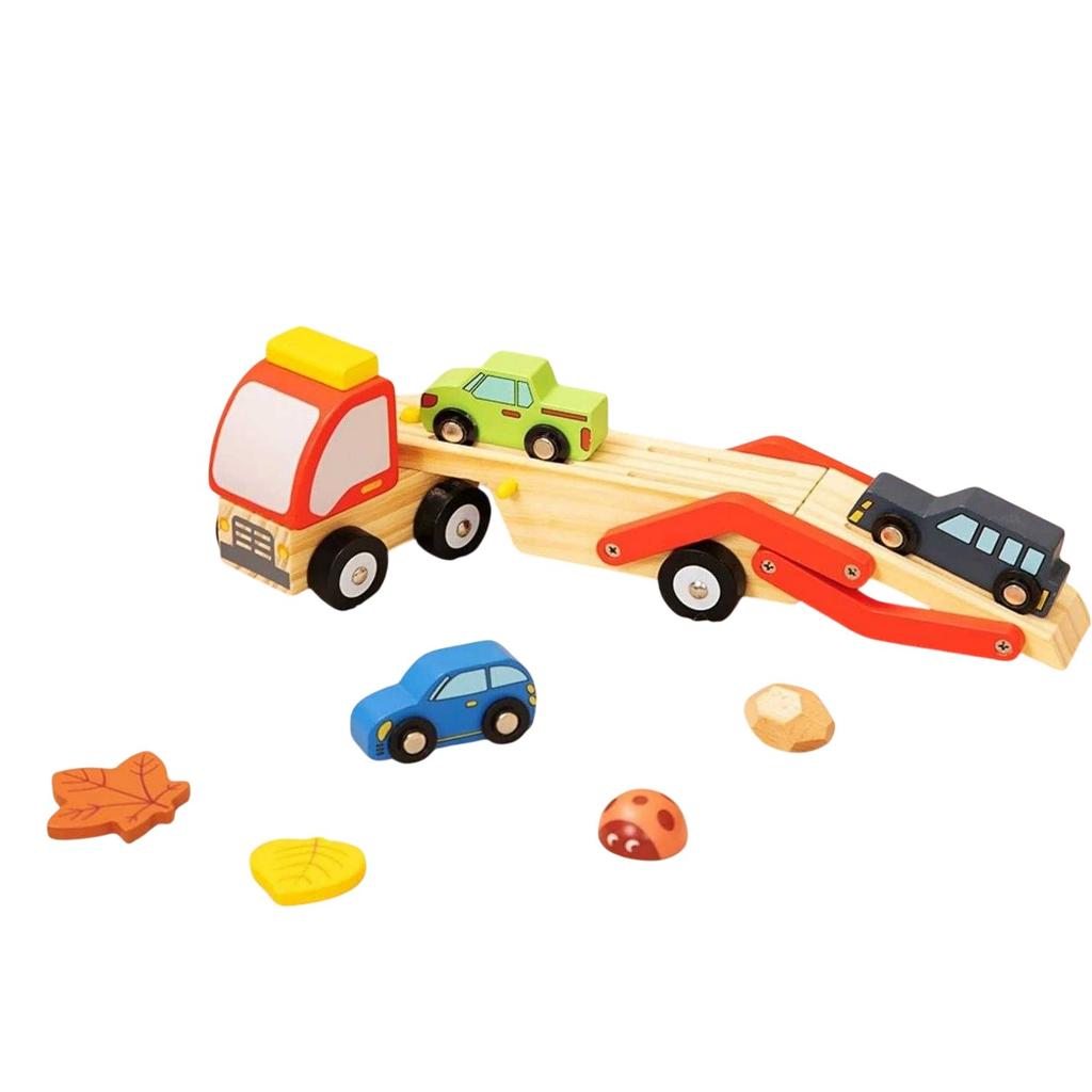 Tooky Toys Детская/Детская Моя Первая Деревянная Игрушечная Машинка-Транспортер