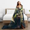 Super Soft BlanketsBoy Girl Picnic Gentleman Frog Bedding Throws  Flannel Bedspread For Home Decor Graphic Sofa Bed Cover