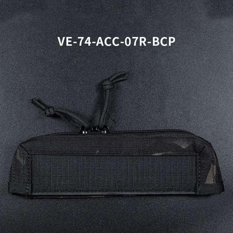 Сумка для хранения Wosport Mk4, нагрудный комплект, карман на молнии, тактический расширительный аксессуар, двойная молния